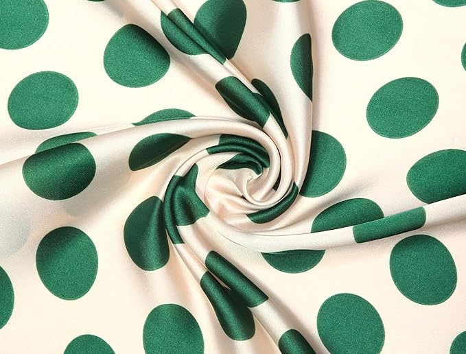 70cm Polka Dots Square Scarf Neck Scarves Kerchief Neckerchief Headband for Women
