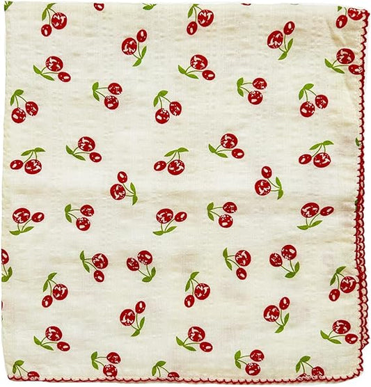 21"x21" Cotton Bandana for Women, Super Soft Textured Fabric, Kerchief, Neck Scarf for Women, All-Occasion Gift