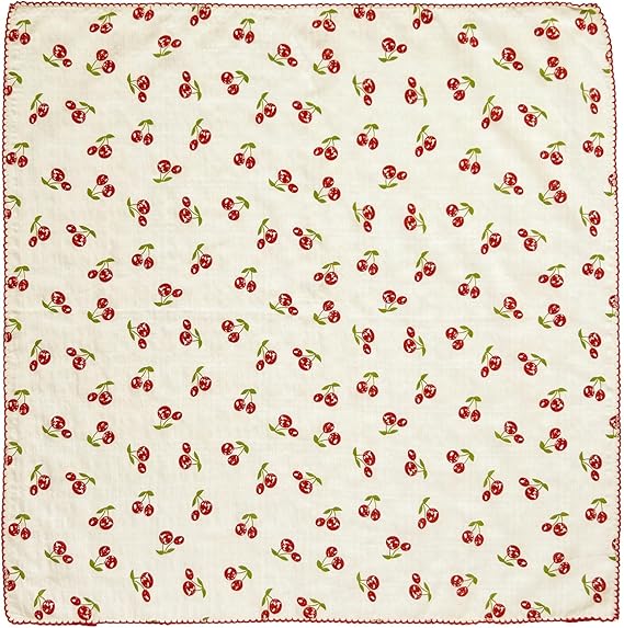 21"x21" Cotton Bandana for Women, Super Soft Textured Fabric, Kerchief, Neck Scarf for Women, All-Occasion Gift